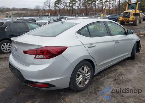 2019 Hyundai Elantra Sel z USA, uszkodzony, nr VIN 5NPD84LF6KH470489